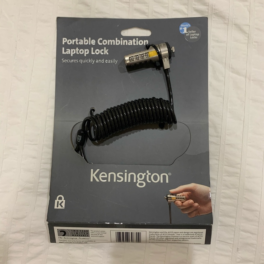 Portable Combination Laptop Lock